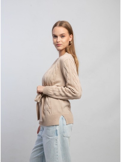 Belinda beige cardigan