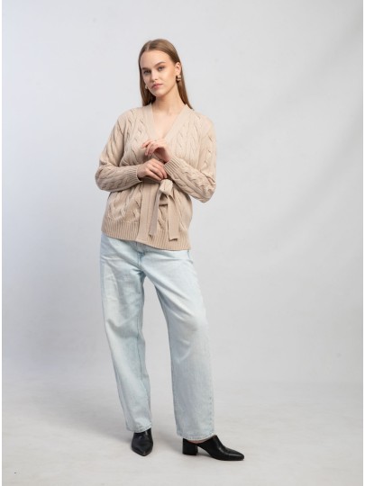 Belinda beige cardigan