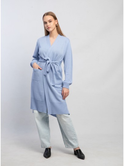 copy of Ilmelik navy blue merino cardigan