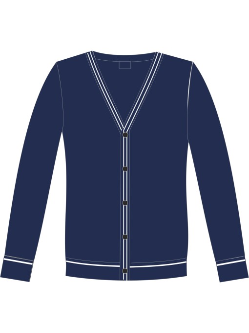 Cardigan for Kids and young`s VALO 02 / Navy