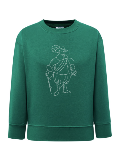 Round Sweat Junior / Kelly-Green