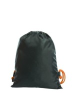 Drawstring bag FLASH 1813051 /Black orange cord