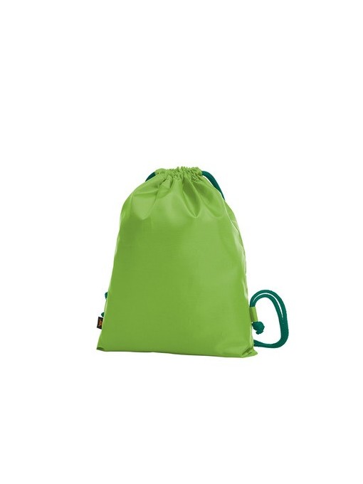 Drawstring bag PAINT 1813060 /Apple-green with dark-green cord