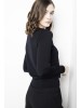 Black merino cardigan Sirpa 4