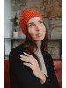 Huty merino wool hat orange