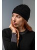 Taggy merino wool hat black