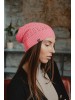 Ruut merino wool hat pink