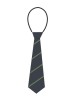 Tie with an elastic KUG / Navy blue + yellow