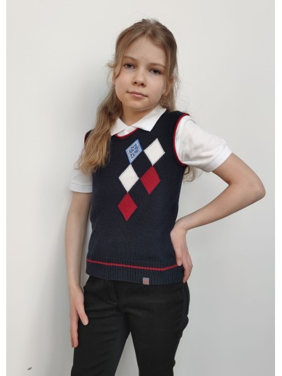 TKVG VIA01 Vest for Kids and Young`s / Navy